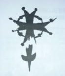 Croix SHPN dessinée par le Pasteur Jean-Arnold de Clermont, président de la région ERF Normandie en 1988